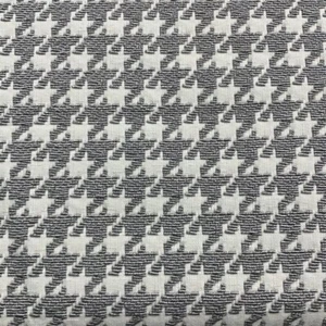 DESIGNTEX TEXTURED HOUNDSTOOTH UPHOLSTERY FABRIC HOLMES PEWTER BY THE YARD - Picture 1 of 6