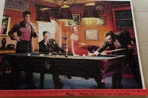 Legends of the Silver Screen~Legal Action~Jigsaw Puzzle~1000 Pc~26"X13"~PreOwned - Picture 1 of 8