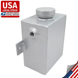 Botella de tanque de expansión de depósito de refrigerante de desbordamiento de aluminio universal de 1,2 L con tapa - Imagen 1 de 8
