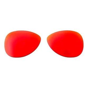 Walleva Fire Red Polarized Replacement Lenses For Oakley Split Time Sunglasses - Picture 1 of 8