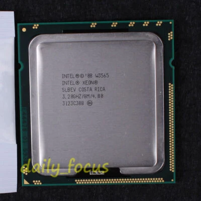 Intel Xeon W3565 SLBEV 3.2 GHz AT80601002727AB CPU Processor 400MHz LGA 1366 8MB - Image 1 of 2