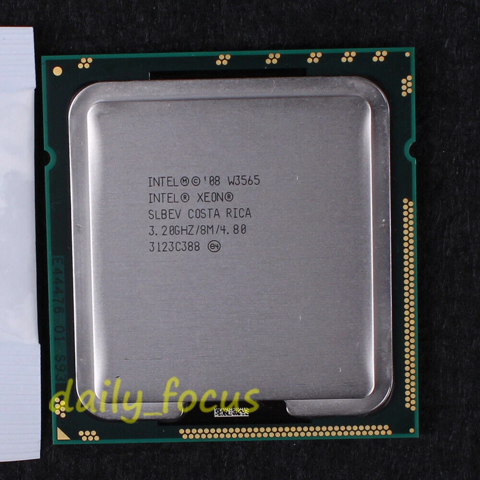 Intel Xeon W3565 SLBEV 3.2 GHz AT80601002727AB CPU Processor 400MHz LGA 1366 8MB - Image 1 of 2