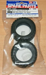 Tamiya 51427 60D Rally Block Tire/Tyre (2 Pcs.) (M01/M03/M04/M05/M05Ra/M06/M07) - Picture 1 of 3