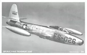 Postal Republic F-84E Thunderjet USAF Fuerza Aérea de los Estados Unidos - Imagen 1 de 2