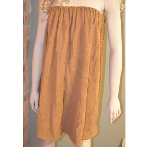 Brown Body Wrap Salon Beauty Spa Towelling Gown For Bath Salon Spa Swim - Picture 1 of 3