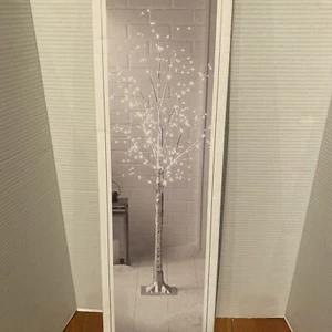 Wondershop At Target 4ft LED lighted Silver Twig Tree Indoor Outdoor Open Box - Picture 1 of 10