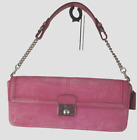 Coach Legacy Covertible Clutch Shoulder Bag  Pink Suede 9733 Rare!  Euc