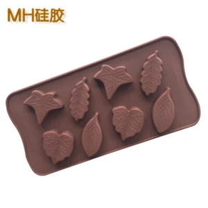 Leaves Maple Leaf Silicone Mould Chocolate Fondant Jelly Ice Cube Mold - Picture 1 of 4
