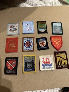 UK And Ireland Boy Scout Lot Of 12 Badges 1970’s  Lot 4 - Picture 1 of 13