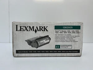Lexmark Optra S 1250 1620 2420 2450 1255 Black Toner Cartridge 1382925 - Picture 1 of 13
