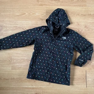 The North Face - Mädchen gepunktete Regenjacke - schwarz - XL/TG - Alter 14 bis 16 - Bild 1 von 7