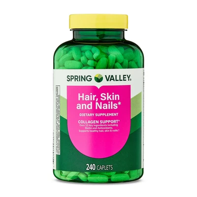 Spring Valley Hair, Skin & Nails Dietary Supplement, 240 count  - Image 1 of 4
