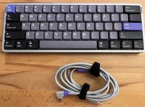 Klawiatura do gier Nuphy Air 60HE z przełącznikami magnetycznymi UŻYWANA - Zdjęcie 1 z 3