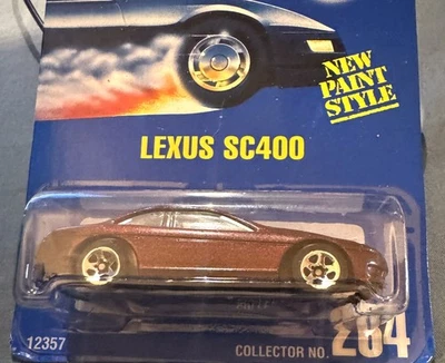 Hot Wheels Lexus SC400 Borgoña Coleccionista #264 Serie #12357 Foto 1 de 3