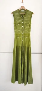Kleid, Strickkleid, Midikleid, Sandro, Grün, 40/3/L - Bild 1 von 12