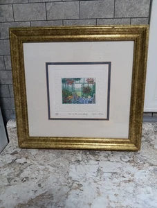 LIMITED 223/450 ARTIST SIGNED STEPHEN WHITTLE ETCH TEA AT THE CONSERVATORY - Picture 1 of 11