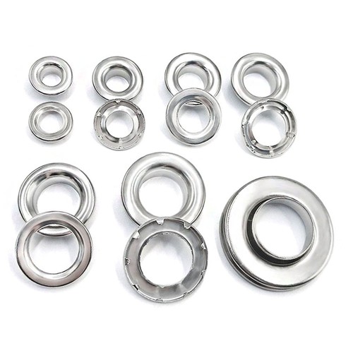 Stainless Steel Eyelets with Washers Set DIY Canvas Crafts Repair ...