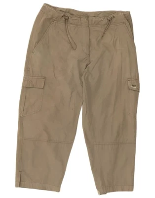 Женские свободные брюки-карго HELLY HANSEN размер UK 14 Large W34 L22 зеленые AS07 - Изображение 1 из 4