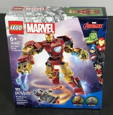 LEGO Marvel IRON MAN MECH vs ULTRON 76307 Avengers Super Heroes SELLADO Nuevo Foto 1 de 4