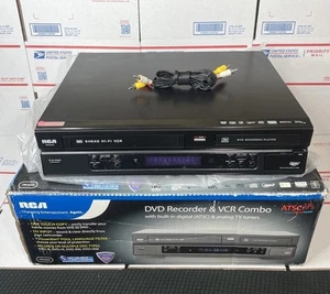 RCA DRC8335 DVD Recorder VCR Digital VHS Combo DVDR ( No Remote ) - WORKS - - Picture 1 of 9