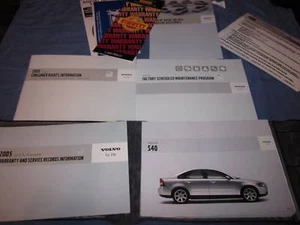 Volvo S40 2005 dueño manual conjunto de dueño con estuche S 40 - Imagen 1 de 1