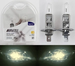 Nokya Warm White H1 Nok7917 75W Two Bulbs Head Light High Beam Replacement OE - Picture 1 of 11