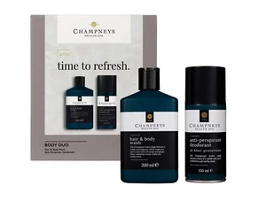 Champneys Active Hair & body wash + New Anti-Perspirant Deodorant , Duo Gift Set - Picture 1 of 2