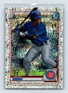 Jordan Nwogu 2020 Bowman Draft #BD-110 Chrome Sparkle Refractor - Picture 1 of 2