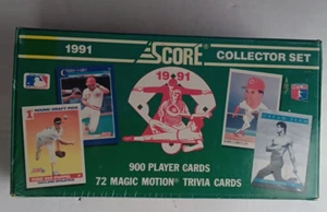 1991 Score Baseball Collector Set, Chipper Jones, Mike Mussina Rookie - Bild 1 von 6