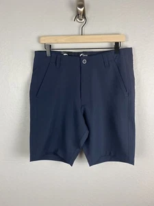 NWT Zyia Active Men's Clubhouse Trainer Shorts Navy Blue Size Small 9” Inseam - Picture 1 of 3