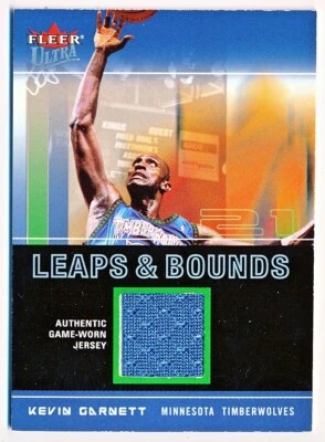 2003-04 Fleer Ultra Kevin Garnett Leaps & Bounds Jersey #LB-KG - Image 1 of 2