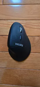 Victsing Vertical Wireless Mouse PC134B Black Only! NO USB Dongle 2.4GHz! - Picture 1 of 3