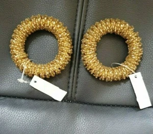 JOHN LEWIS SET OF 2 BEADED NAPKIN RINGS - Picture 1 of 1