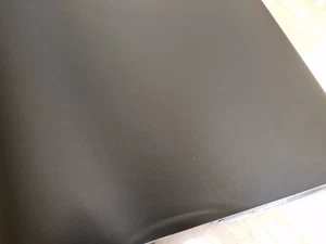Letrero de corte artesanal vinilo 12" x 1 yarda NEGRO MATE película adhesiva hoja rollo - Imagen 1 de 2