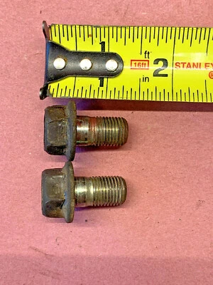 03 Acura RSX Type-S Front Brake Caliper Mounting Bolts Pair Screw K20A 2.0 02-04 - Image 1 of 2