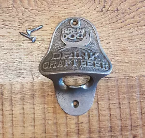 Gusseisen Wandmontage Vintage Antiker Stil Flaschenöffner - BRAUEN HUND HANDWERK BIER - Bild 1 von 4