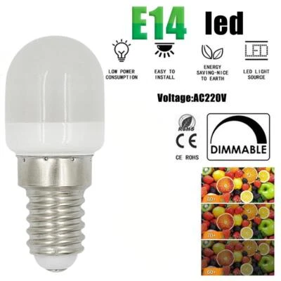 LED Fridge Bulb E14 Cold White Fridge Lamp Bulb NE^uk| - Image 1 of 4