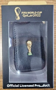 FIFA WORLD CUP QATAR 2022 OFFICIAL MERCHANDISE KEY CASE KEYCHAIN - NEW - Picture 1 of 2