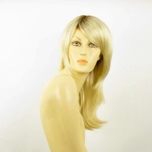 Parrucca donna semi lunga Meche biondo radici biondo scuro :COLINE YS - Picture 1 of 8