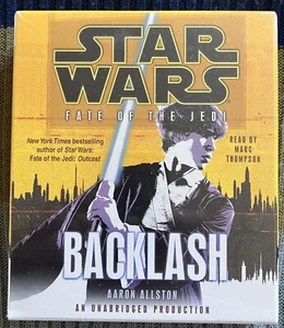 Star Wars Fate of the Jedi Backlash Audio Book on CD, new and unopened - Picture 1 of 3