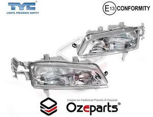 Set Pair LH+RH Head Light Lamp (With Lines Type) For Honda Accord CD 1993~1997 - Picture 1 of 5