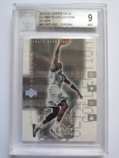 MICHAEL JORDAN 2001-02 UPPER DECK ULTIMATE COLLECTION #60 PLATINUM 7 of 25 BGS 9