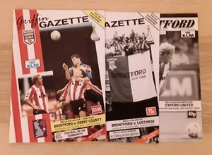 Brentford 1992/1993 Home Anglo-Italian Cup Matches select from menu - Picture 1 of 4