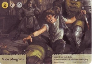 Valar Morghulis Alternate Art Promo AGoT LCG Game of Thrones 1.0 - Picture 1 of 1