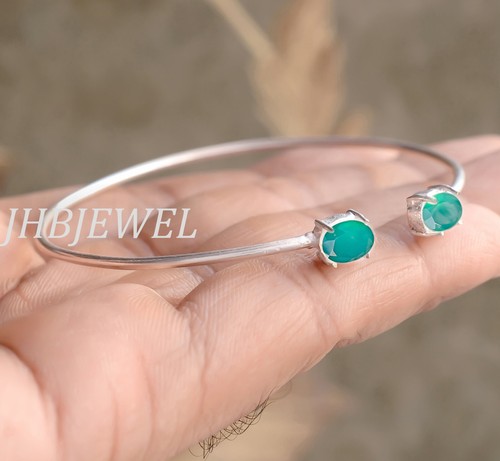 VALENTINO Bracciale multi pietra preziosa onice nera argento sterling 925 moda regalo gioielli