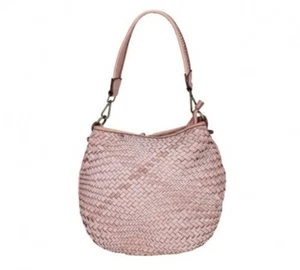 BZNA Handtasche Alesa Rosa Designer Ledertasche Schultertasche Umhängetasche - Bild 1 von 7