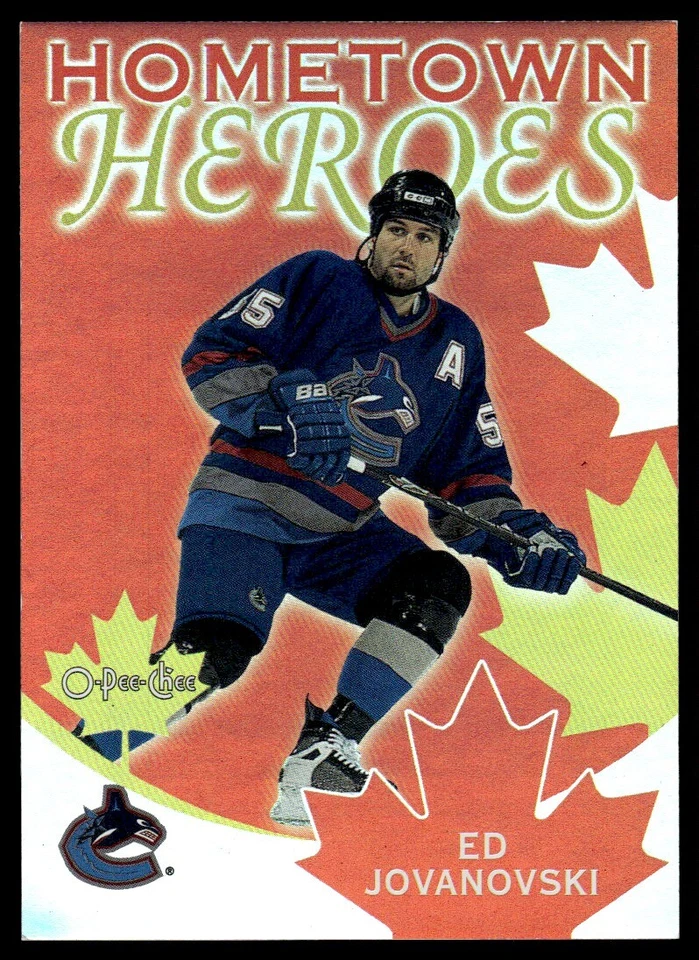 2002-03 O-Pee-Chee Hometown Heroes Canada Ed Jovanovski Vancouver Canucks #HHC2 - Image 1 of 2