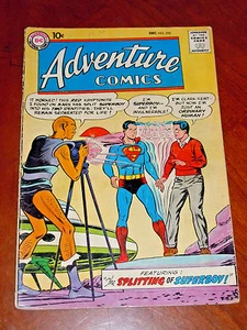 ADVENTURE COMICS #255 (1958) VG- (3.5) cnd Classic SUPERBOY FRECCIA VERDE di KIRBY - Foto 1 di 4