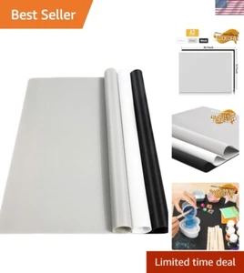 3 Pack Nonstick Silicone Craft Mats - 15.7"x11.7" Resin Tools in Black, White... - Picture 1 of 9