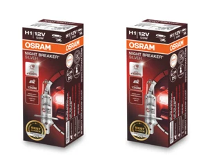 2 Stück Osram H1 12V 55W P14.5S NIGHT BREAKER® SILVER +100% 64150NBS - Bild 1 von 3